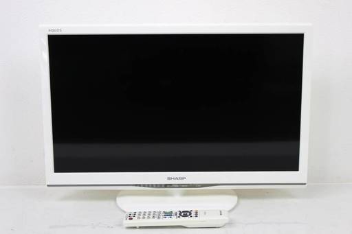 242) SHARP シャープ　AQUOS 24型　液晶テレビ　LC-24K9　2013年製 リモコン付き アクオス ホワイト