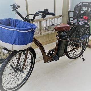 シマノ製6段変速機＆26インチ電動自転車 2016年購入