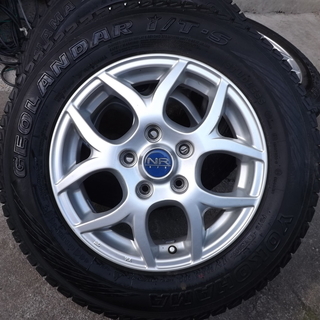 スタッドレス付アルミホイール15インチ4本セット中古 小売業者 現状渡し 