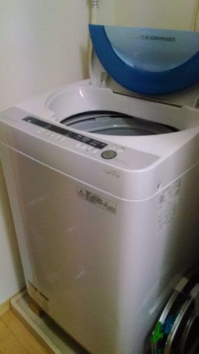 【洗濯機/縦型】SHARP/2014年製/ES-GE55P-A