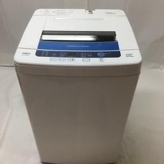 AQUA  全自動電気洗濯機   6kg   AQR-S60B-...