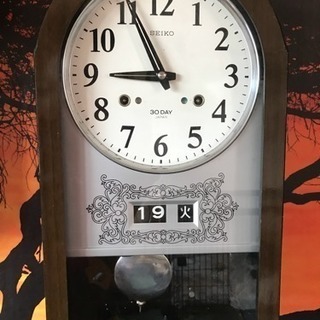 昭和レトロ SEIKO柱時計  ボンボン時計