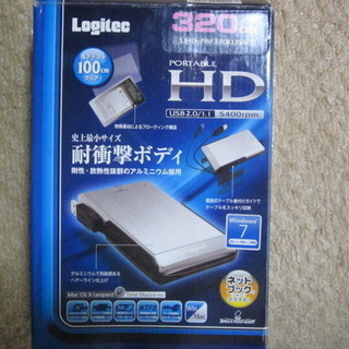 Logitec  外付けHD 320Gb