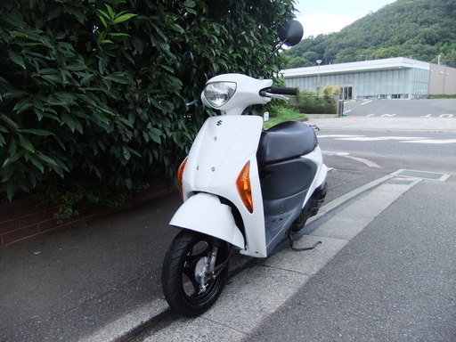 スズキ　レッツ5　中古実動車　タイヤ前後新品　バッテリー新品　オイル交換済み　書類有り①