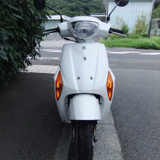 スズキ　レッツ5　中古実動車　タイヤ前後新品　バッテリー新品　オイル交換済み　書類有り①