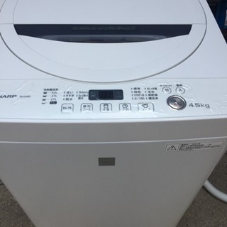 超美品 洗濯機 シャープ SHARP 16年製 4.5キロ ES-G4E3