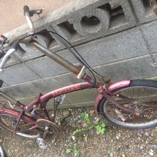 【ジャンク】折り畳み自転車 ジャガー