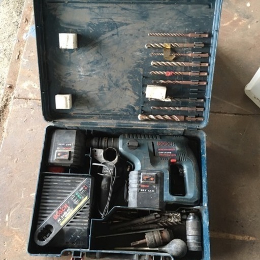 中古 BOSCH ボッシュ バッテリー ハンマードリル　GBH24VFB 動作済