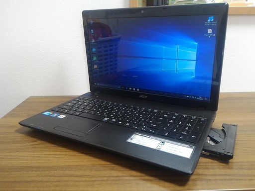 お取引中)Core-i5 ﾒﾓﾘ4G HDD500G Office2016搭載 高性能Windows10ノート Win10/i5/ﾒﾓﾘ4GB/HDD500GB/無線LAN/DVD-RW/ Kingsoft Office2016 [Acer Aspire 5742]
