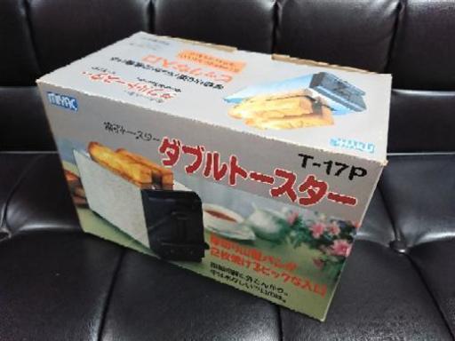MIYAC【ダブルトースター】Ｔ-17P 箱説明書付き