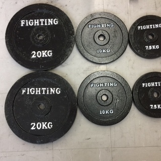 ベンチプレス台　セーフティー台　腹筋台　バーベルシャフト10キロ　バーベルプレート75キロ　セット