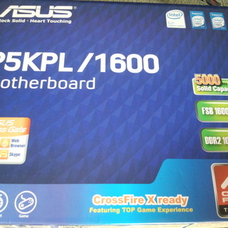 LGA775 マザーボード ASUS P5KPL/1600 中古...