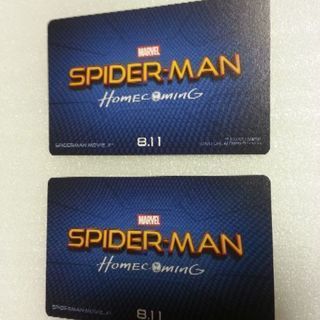スパイダーマン　ホームカミング　ムビチケ　一般2枚　映画　チケット