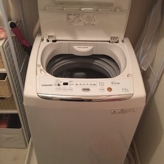 洗濯機-東芝AW42ML(W)