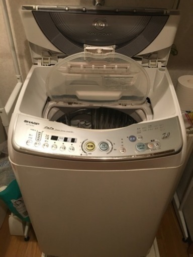 乾燥付き洗濯機-シャープES-TG74V(配達可能)