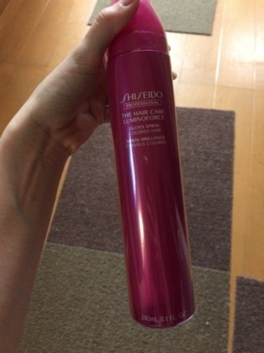 資生堂 ルミノフォース グロススプレー Ks 世田谷のヘアケアの中古あげます 譲ります ジモティーで不用品の処分
