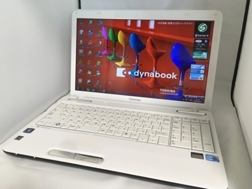 【美品】DynaBook T350/46BW Core i5 480M/4GBメモリー/500GB Windows7/Office2010