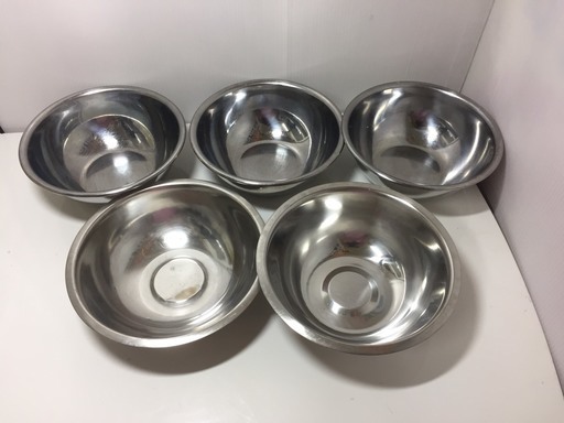 ステンレス アルミ ボール ざる ザル 調理器具 14点セット まとめ売り Used アフターサービス 調布の調理器具 調理用ボール の中古あげます 譲ります ジモティーで不用品の処分