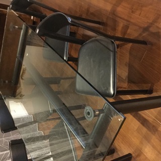 カッシーナ風 ガラステーブル