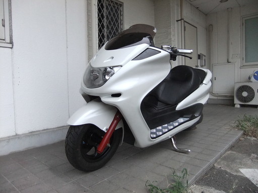 ヤマハ マジェスティC 5連メーター ピカピカ カスタム実動車 ローダウン 外装新品 バッテリー新品 自賠責平成30年9月まで