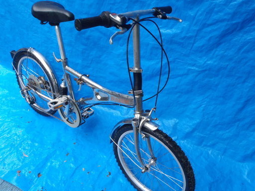 終了 ステンレスの折りたたみ自転車 中古自転車 123  