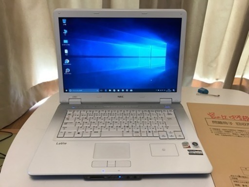 きれいな動作品　NEC Lavie LL750LG Win10 Pro 64bit  Core2Duo T7250 メモリ2GB HDD 160GB 無線ラン