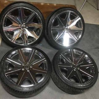 レグザス LEGZAS 掠れ D800 メッキ 4本