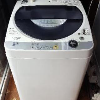 シャープ全自動洗濯機 5kg 差し上げます
