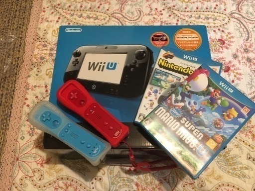 wii U プレミアムセット ソフト、リモコン付き