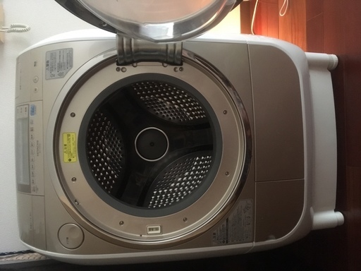 値下げしました！日立　ドラム式洗濯機10.0k　乾燥ユニット内洗浄＋洗濯槽解体洗浄済み！ビックドラム　2010年製
