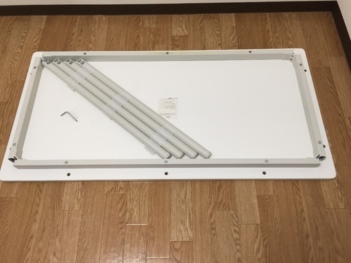 無印良品 システムデスク白 幅120 (おにぎり) 大阪のテーブル 