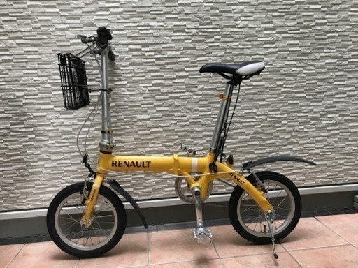 ルノー 折り畳み自転車 イエロー