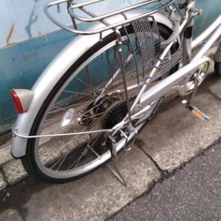 アサヒ 26インチ ママチャリ 6段変速 オートライト