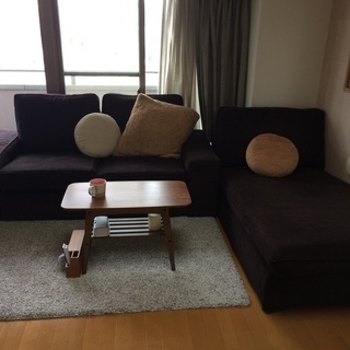 IKEA で３年前に購入した L 字ソファ