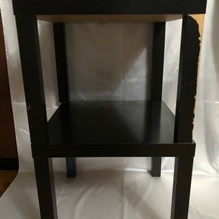IKEA 小テーブル ブラック2台
