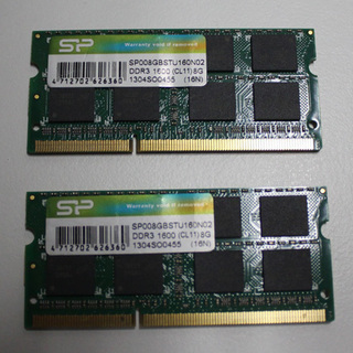 SP PC3-12800 8GB SO-DIMM DDR3-16...