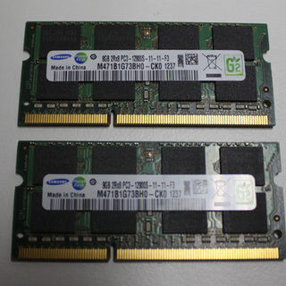 SAMSUNG PC3-12800S 8GB SO-DIMM D...