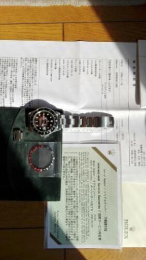 時計　ROLEX　GMT-MASTERⅡ　16710　赤黒　黒黒　ベゼル