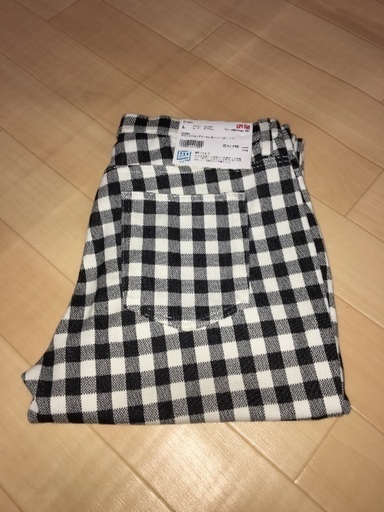 ユニクロ Women プリントクロップドレギンスパンツ チェック おさる 京都のパンツ レディース の中古 古着あげます 譲ります ジモティーで不用品の処分