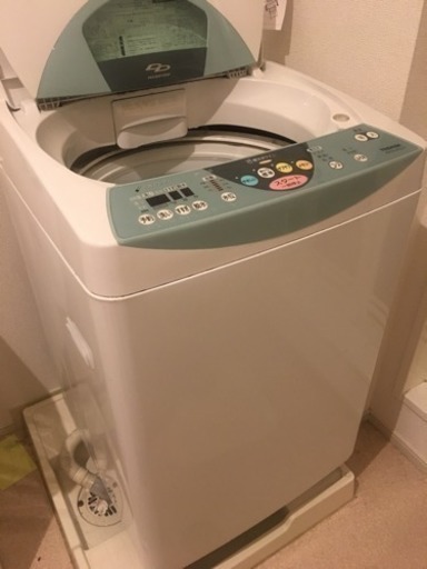 2002年製洗濯機6.0サイズ譲ります