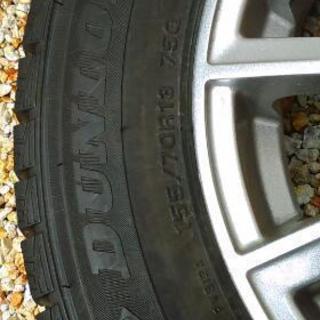 スタッドレスタイヤ🚗ほぼ新品４本セット　155/70-13