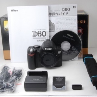 ◆新品級☆ショット数708回◆ニコン Nikon D60 ボディ...