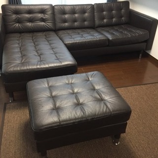 IKEA アームソファチェア 黒 ほぼ新品