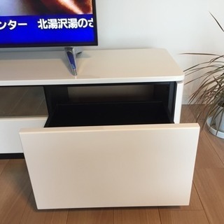 人気のMKマエダ テレビボード/ホワイト【MKマエダRADN200WT 定価156000円】