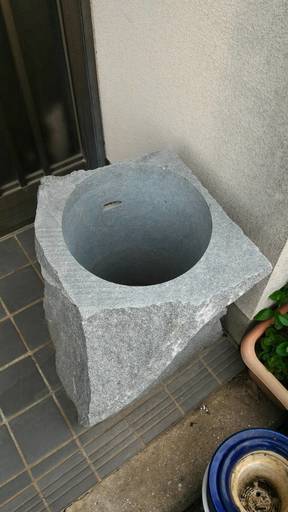 【売却済】御影石の傘立て