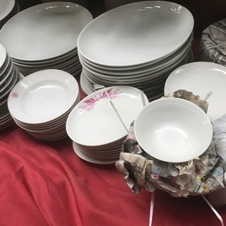 店舗閉店 業務用中華大皿、大椀一式