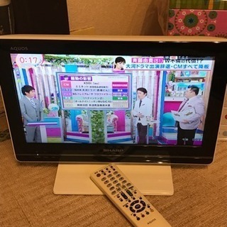 シャープ 液晶カラーテレビ LC-16K5 ホワイト 2011年製