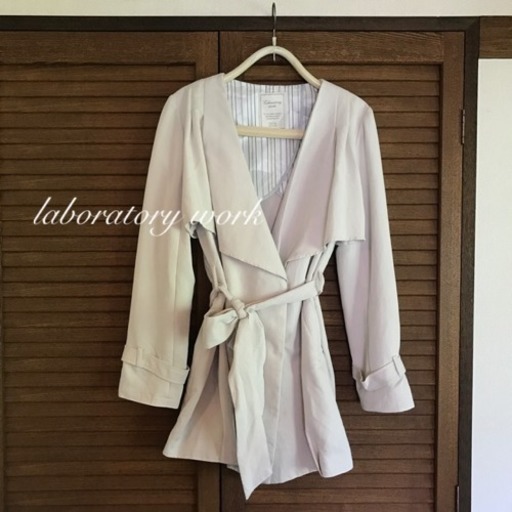 定価1 5万 とろみ素材 春秋コート Laboratory Work ベージュ M 千葉のコート レディース の中古 古着あげます 譲ります ジモティーで不用品の処分