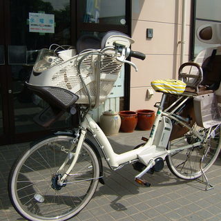 子供乗せ 3人　電動自転車　ブリヂストン　アンジェリーノ アシスタ