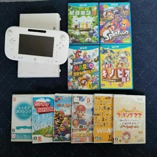 Wii U本体　Wii Uソフト スプラトゥーン10本セット！